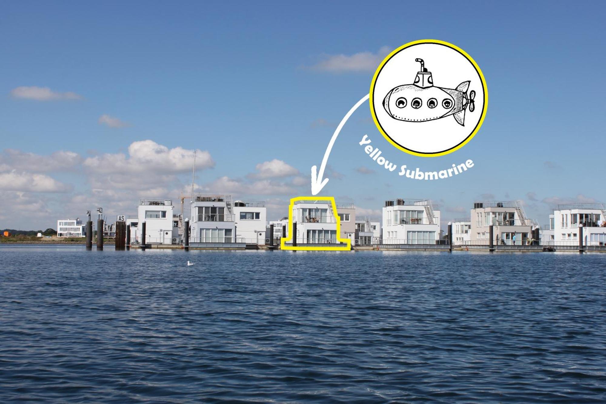 Wasserhaus Yellow Submarine Olpenitz Bagian luar foto
